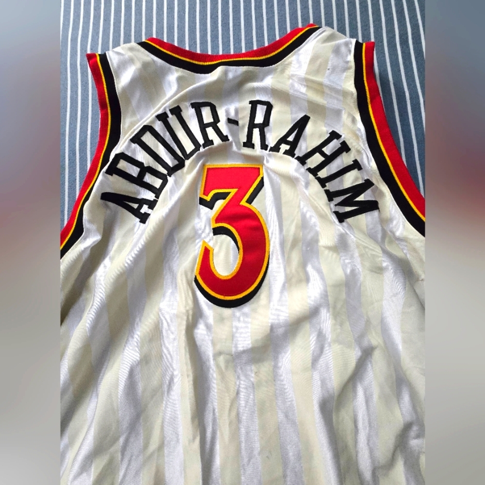 Champion Hawks Basketball Jersey - Red and White - Picture 8 of 8